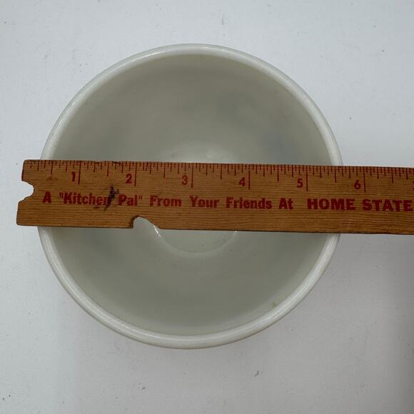 Vintage Pyrex Mixing Bowl 1.5 pt Homestead 401, 5 3/4" - Picture 7 of 10